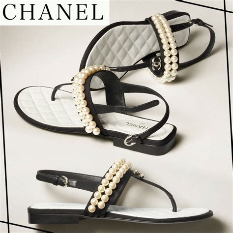 chanel sandalen kork|chanel sandals canada.